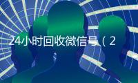 24小时回收微信号（2020年最新24小时回收微信号）